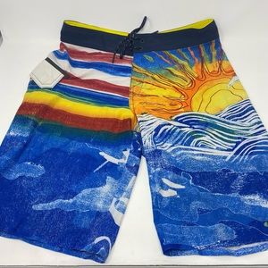 Oakley Seabass 21 Kauai Hawaii Boardshorts Sz 30